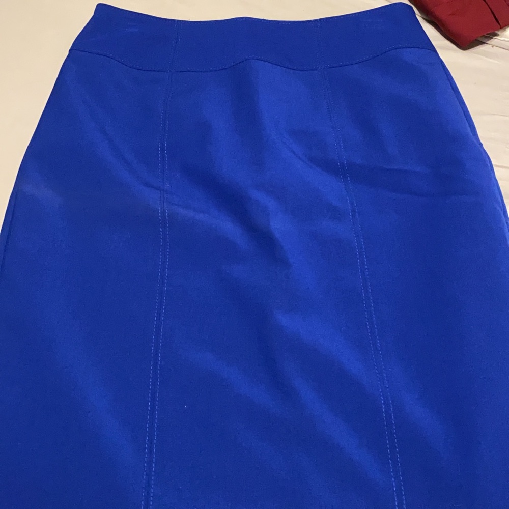 Royal blue worthington pencil skirt